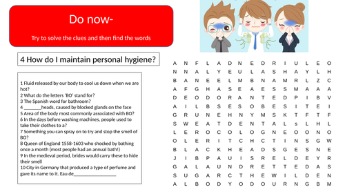 Mini unit of work on healthy lifestyles for KS3 RSE and Health ...