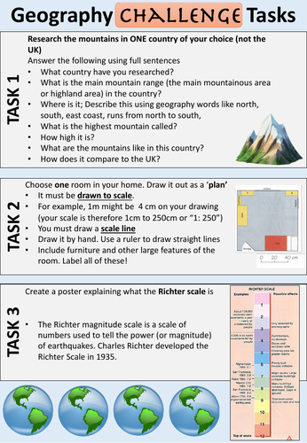 ks3 geography worksheet teaching resources