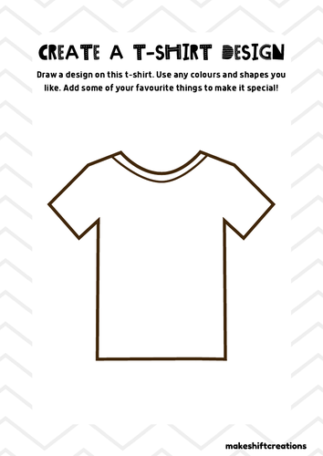 Create at shop shirt template