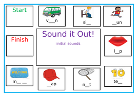 Sound It Out Phonics Board Game | Teaching Resources