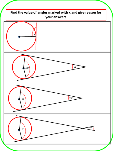 Circle Theorem: alternate segment and tangent chord theorem