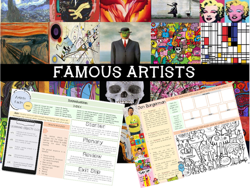 Famous Artists - Jon Burgerman: NCFE Art and Design | Teaching Resources