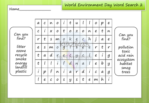 World Environment Day Puzzle Pack | Teaching Resources