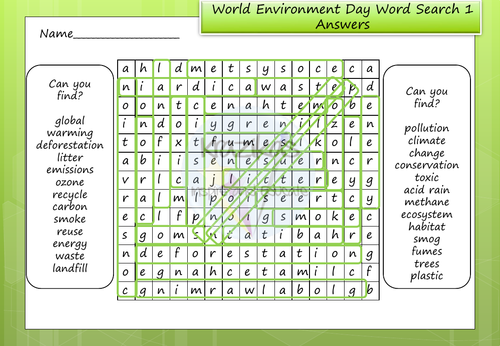World Environment Day Puzzle Pack | Teaching Resources