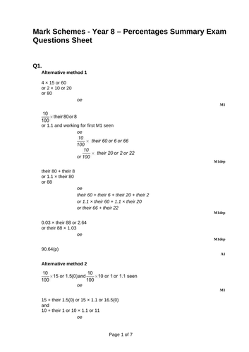 Percentage of Amount Using Calculators - 4 Complete Lessons | Teaching