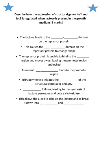 Transcription factors (Edexcel A-level Biology B) | Teaching Resources