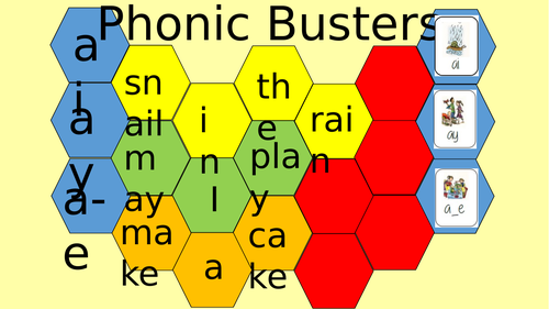 Phonics ai, ay, a-e family (RWI) | Teaching Resources