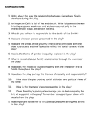 English literature exam questions picture