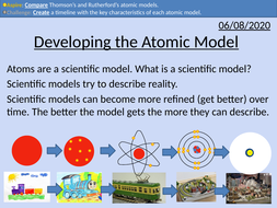 GCSE Chemistry: Development of the Atomic Model | Teaching Resources