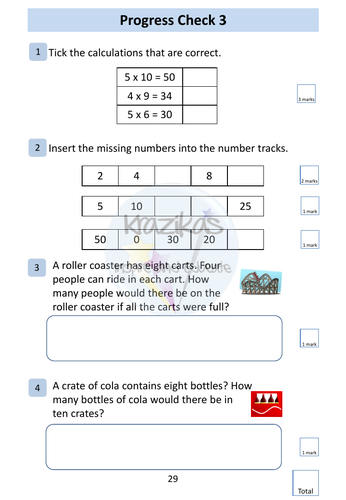 Multiplication Workbook - AQA Entry Level 2 Maths | Teaching Resources