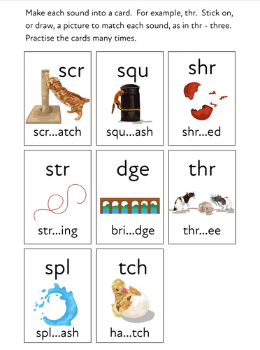 Introduces Triple Consonant Blends. Read Fun Rhymes (3+) | Teaching ...