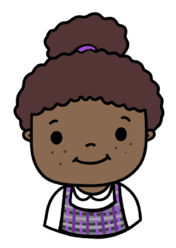 Diverse Pupil Clip Art - Purple Uniform | Teaching Resources