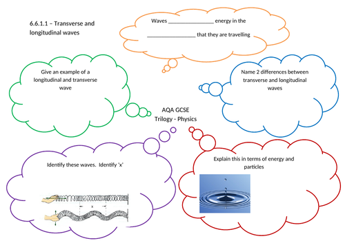 AQA Trilogy 6.6 Physics - 5 a day Questions