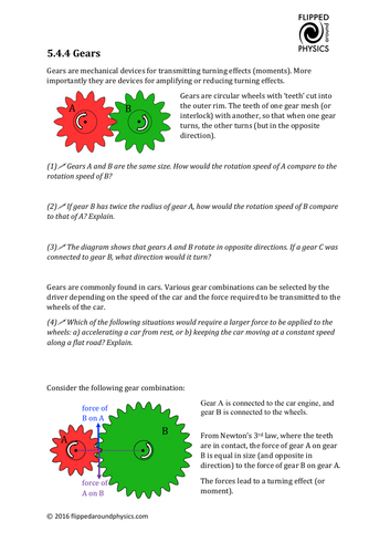 Gears | Teaching Resources