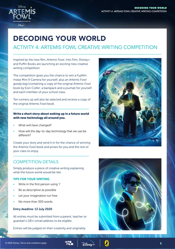 Resource - Artemis Fowl: Decoding Your World - Into Film