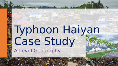 Typhoon Haiyan Case Study and Workbook