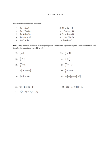 The Meaning of Equation - Based on Balance | Teaching Resources