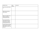 History pupil voice template | Teaching Resources