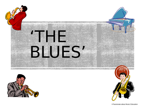 learning the Blues chord sequence powerpoint