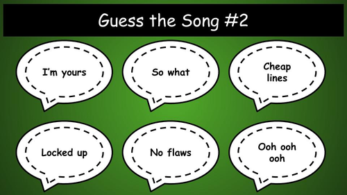 Guess the Song | Teaching Resources