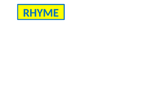 Basic Rhyme | Teaching Resources