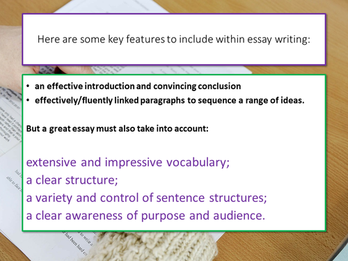 how to write an essay ks3
