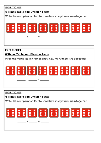 Exiti Tickets Multiplication & Division