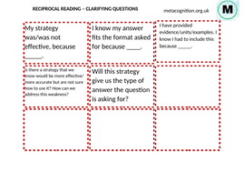 Reciprocal Reading Group Questions | Teaching Resources