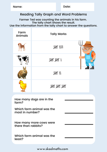 tally charts worksheets teaching resources