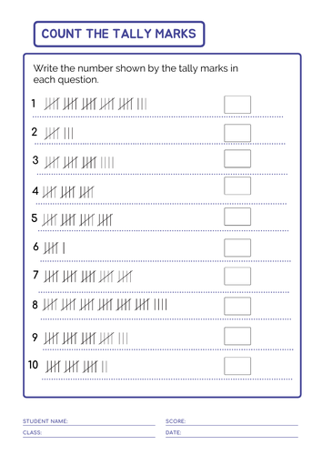 Tally Charts Digital Activities with Printable Worksheets | Teaching ...