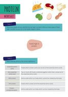 Protein lesson (KS3 Food Technology) | Teaching Resources