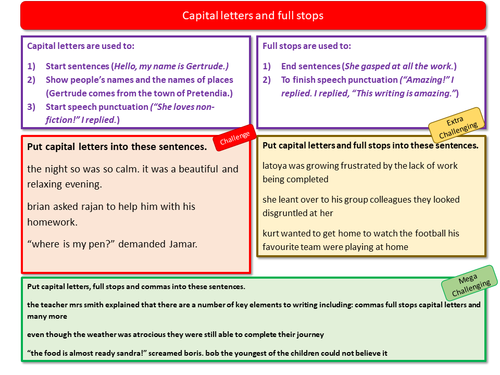 English KS3 Punctuation | Teaching Resources