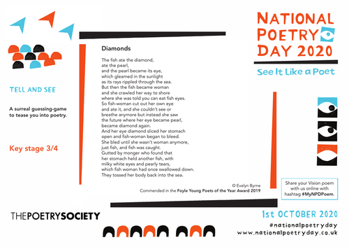 National Poetry Day 2020 The Poetry Society Education Resource ...