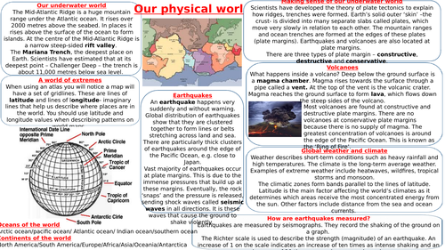 KS3 our physical world