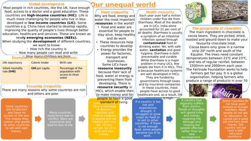 KS3 our unequal world