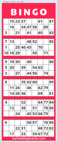 Bingo game | Teaching Resources