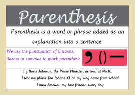 parenthesis ks2