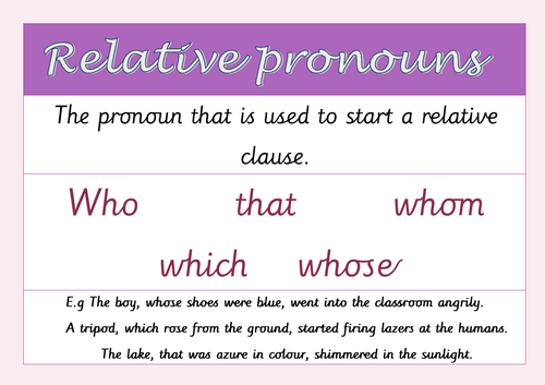 relative-pronoun-display-ks2-teaching-resources