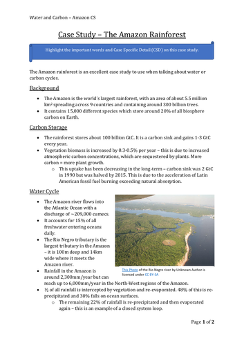 AQA A Level Geography - Physical Geography Bundle | Teaching Resources