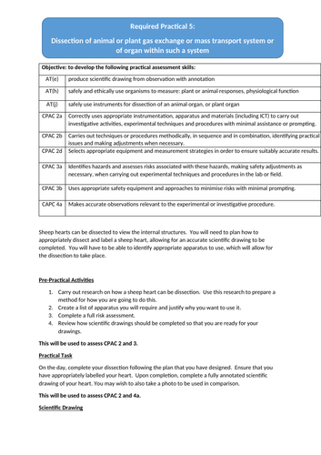 AQA A Level Biology Required Practical 5 | Teaching Resources