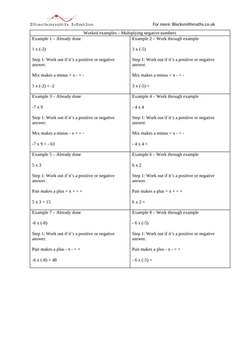 multiplying-and-dividing-negative-numbers-worksheet-teaching-resources