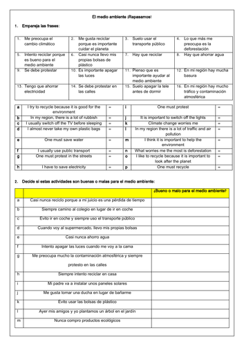 spanish-gcse-el-medio-ambiente-writing-revision-environment-structures