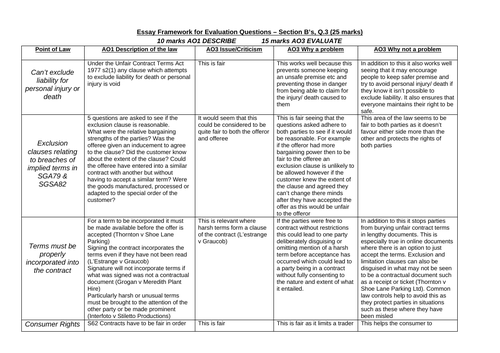 Terms Evaluation OCR Law