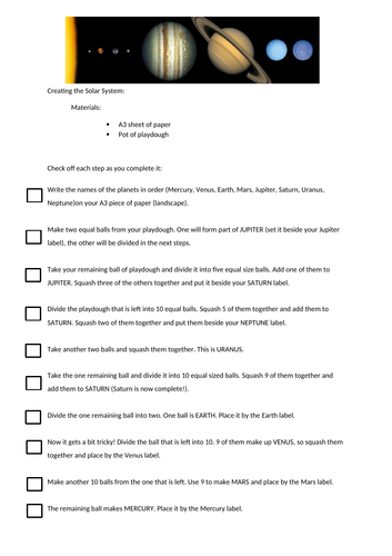 Solar System Lessons | Teaching Resources