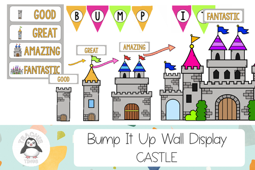 Bump It Up Wall Display - Castle Theme | Teaching Resources