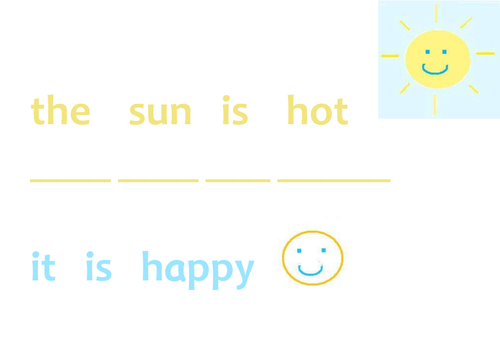 Sunshine Phonics Sheet