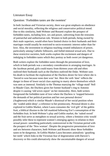 Rossetti essay questions picture