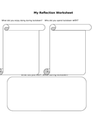 My Reflection Worksheet | Teaching Resources