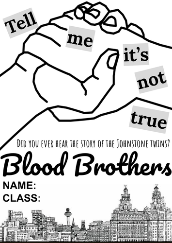 blood brothers creative writing tasks