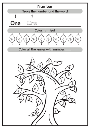 Spot the numbers activity. Numbers practice. Number worksheets ...